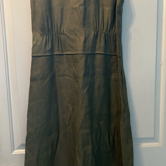 NWT Zara linen blend midi dress - Picture 3 of 8